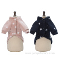 New popular Five-pointed star print small dog clothes